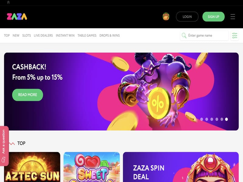 Zaza Online Casino Review